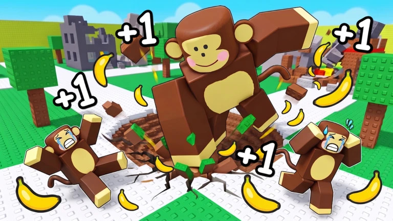 +1 Banana Monkey Destruction Script - Auto Farm, Auto Punch, Auto Upgrade